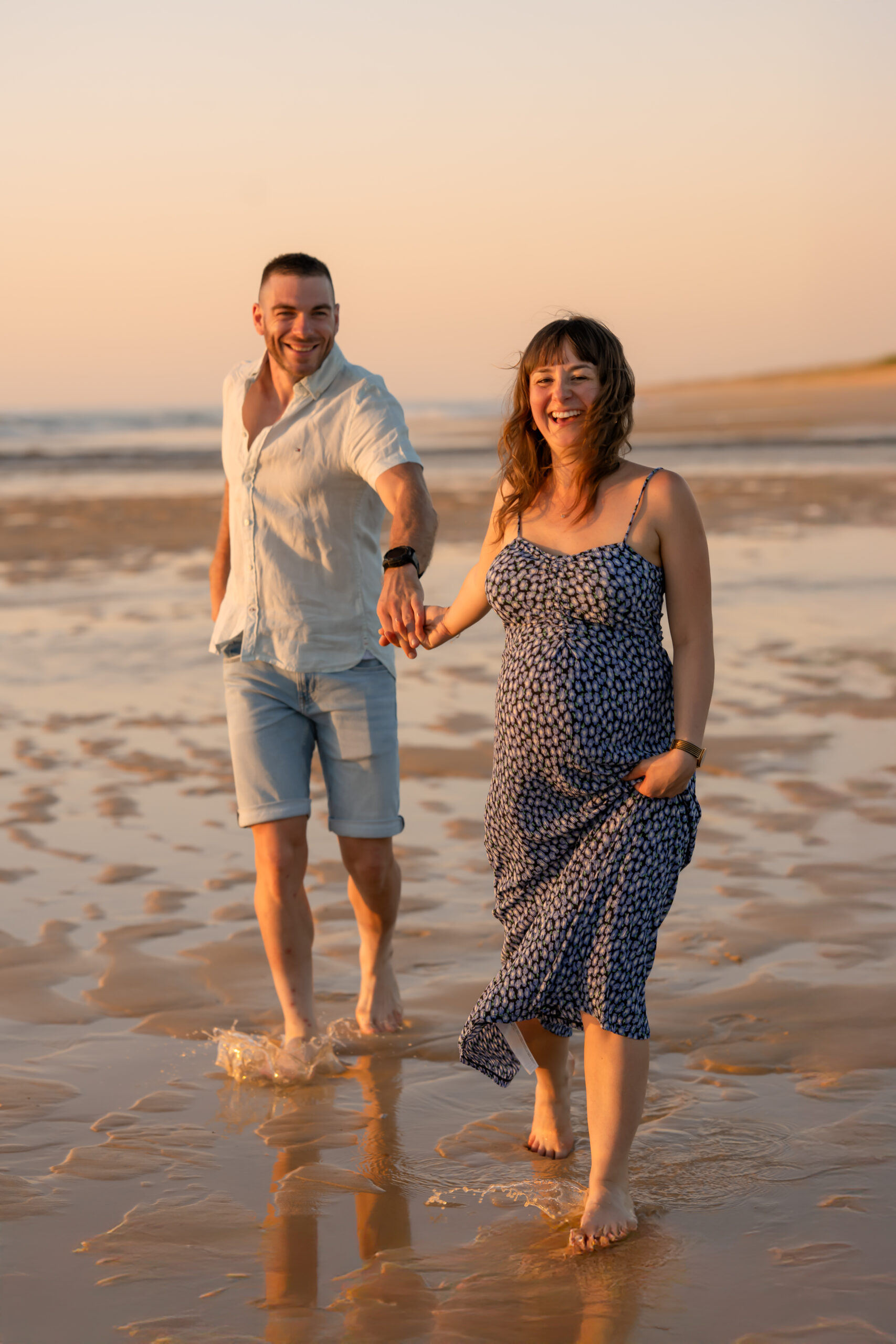 Alizé Lietaer Photographe maternité Landes ; séance future maman landes, séance photo grossesse Landes Nouvelle aquitaine