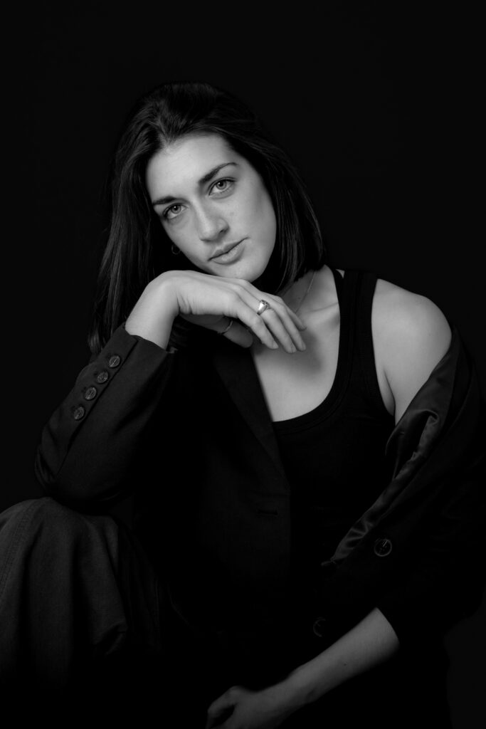 Portrait d'art, noir et blanc, Alizé Lietaer photographe, landes, saint-paul-lès-dax, Dax, portrait