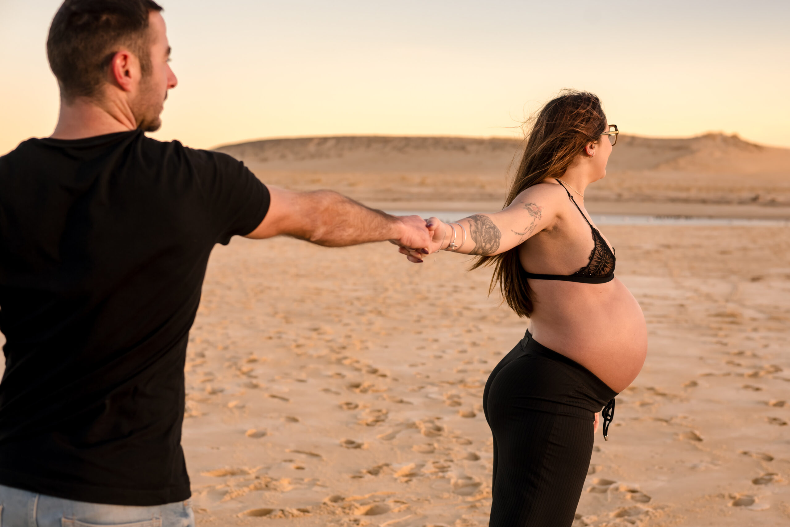 Alizé Lietaer Photographe maternité Landes ; séance future maman landes, séance photo grossesse Landes Nouvelle aquitaine