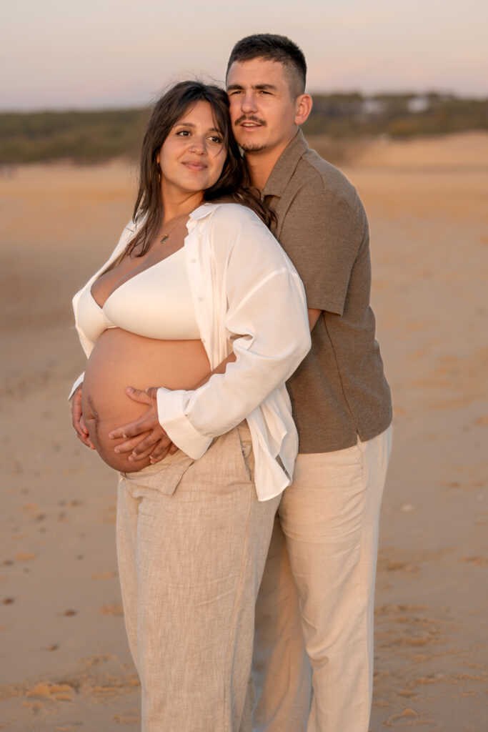 Photographe maternité Landes ; séance future maman landes, séance photo grossesse Landes Nouvelle aquitaine